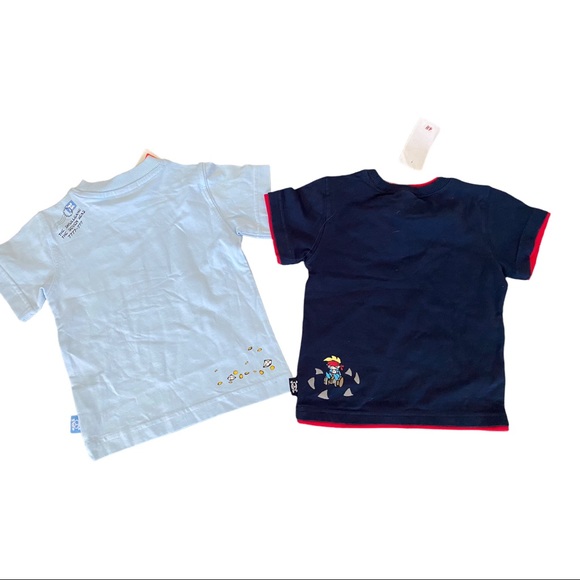 NWT H&M Pirate Themed SHIRTS Tops 18 months Lot of 2 - Picture 3 of 4
